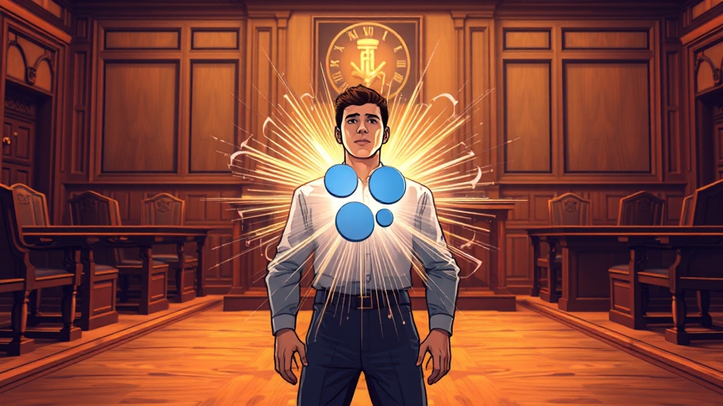 리플 SEC 소송, 승소 가능성은? (illustration 스타일)