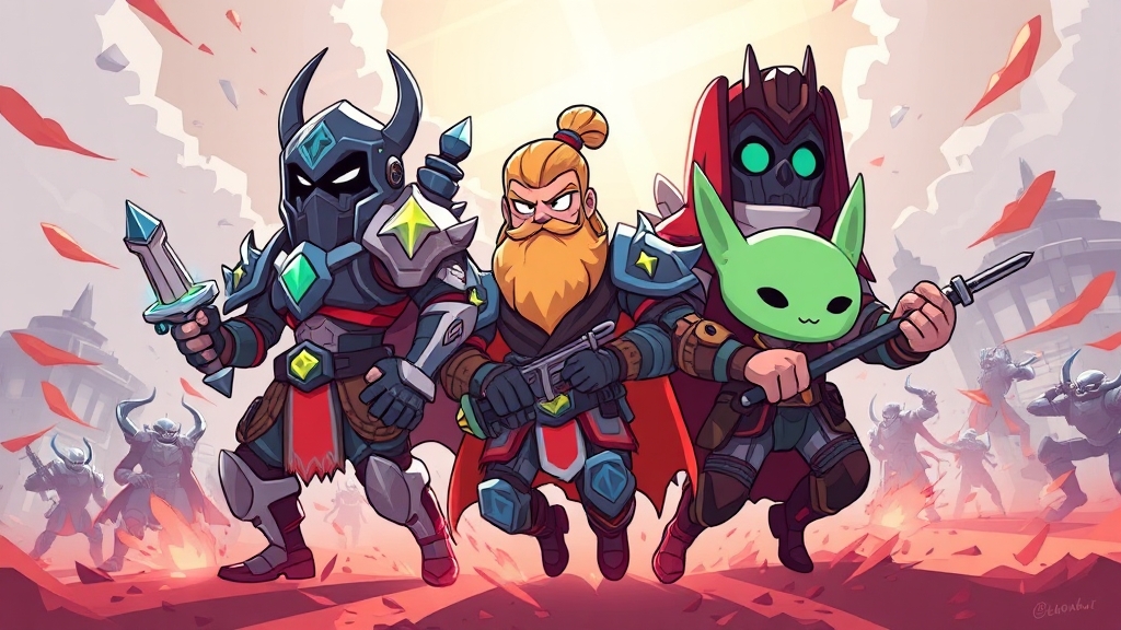 함께 즐겨요! 멀티플레이어 게임 (cartoon 스타일)