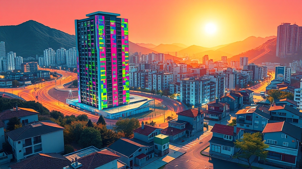 단지 개요 및 입지 분석 (popart 스타일)
