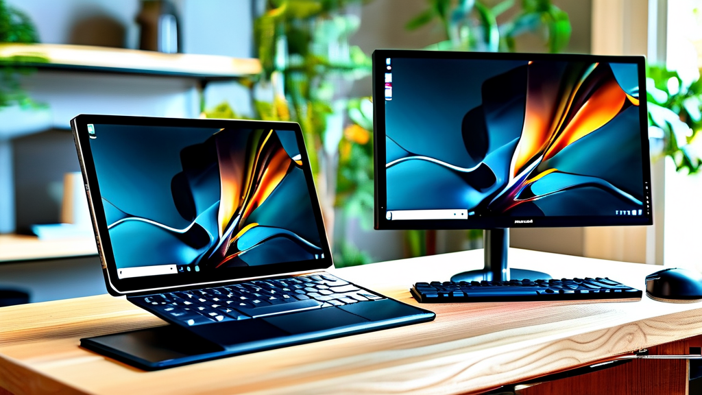 생산성 극대화: 문서 작업부터 학습까지 (realistic 스타일)