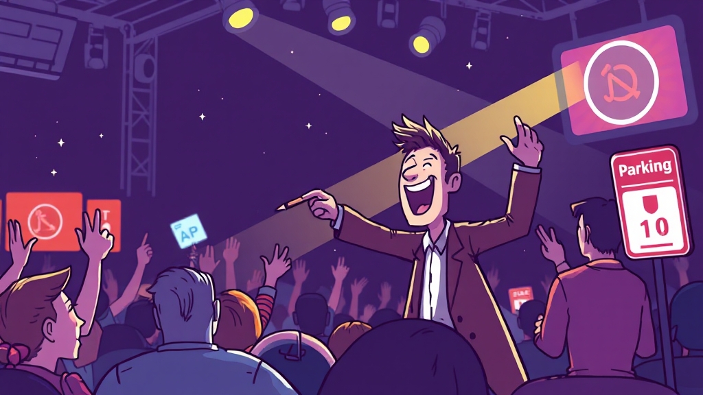 공연장 정보: 교통, 주차, 유의사항 (illustration 스타일)