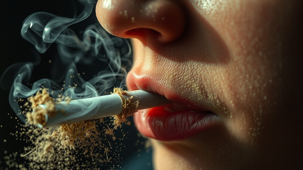 부비동암 원인 분석 (realistic 스타일)