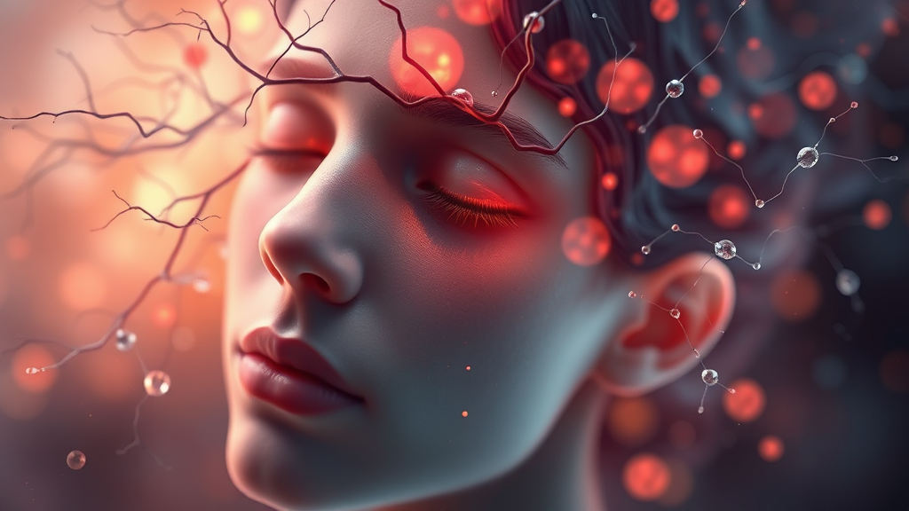 뇌전증의 다양한 초기 증상 알아보기 (realistic 스타일)