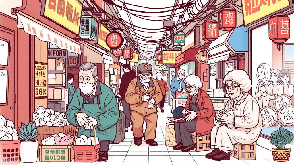 지역 기반 시니어 일자리 정보 (고양시, 서울시) (illustration 스타일)