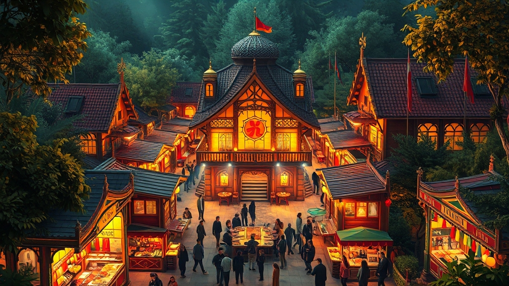 시월 빌리지에서 즐겨봐요! (realistic 스타일)