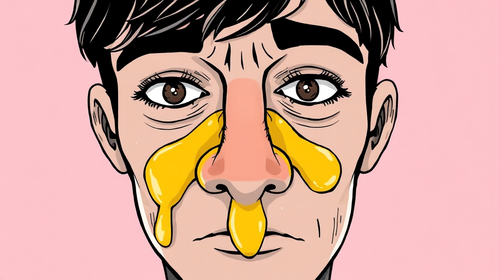 축농증이란? 정의와 종류 (illustration 스타일)