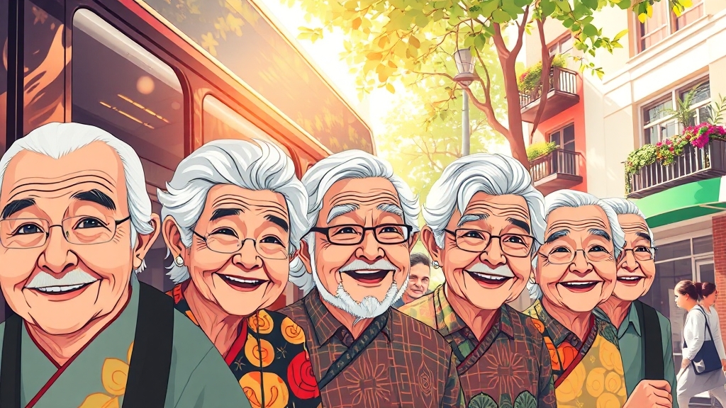 무임 교통 제도의 효과 (illustration 스타일)