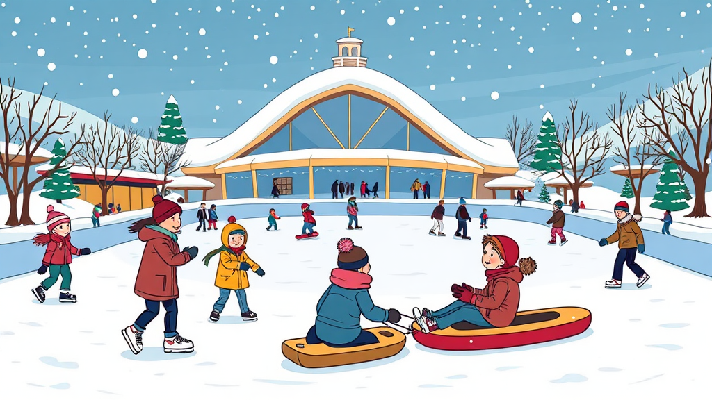 스케이트장 기본 정보 (cartoon 스타일)