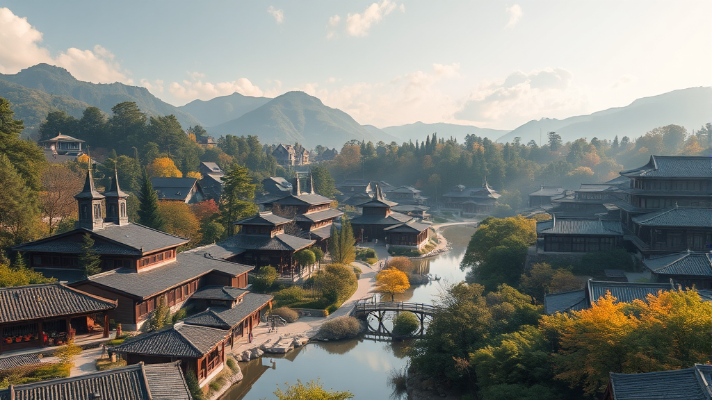 고창 실버타운의 다채로운 시설과 프로그램 (realistic 스타일)