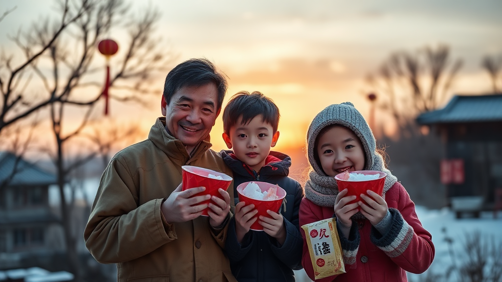 새해맞이 해돋이 여행 주의사항 (realistic 스타일)