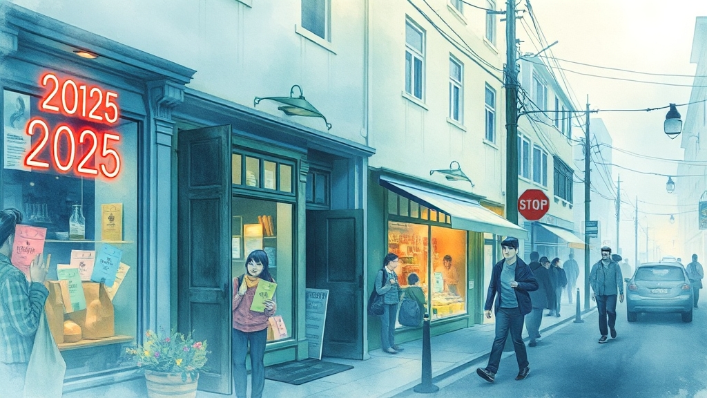 소비쿠폰 활용 가이드 (watercolor 스타일)