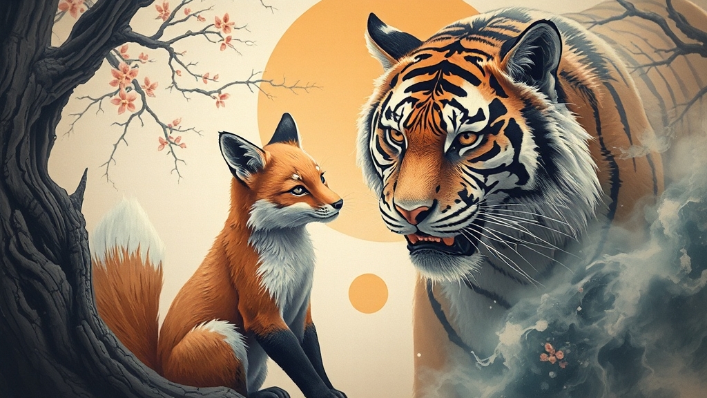 속담 속 숨겨진 의미 (realistic 스타일)