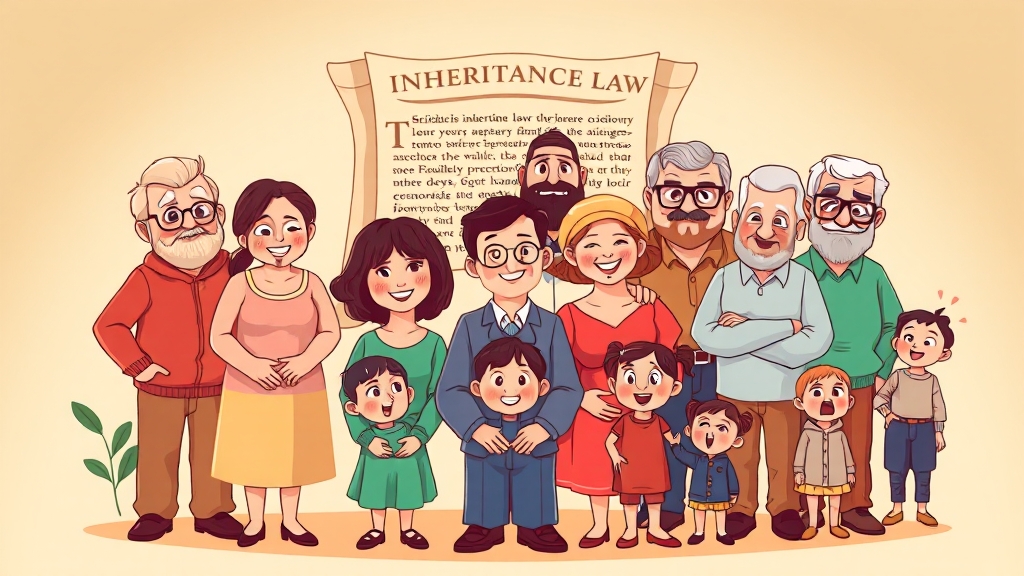 사망일시금, 누가 받을 수 있나요? 수급 우선순위 (cartoon 스타일)