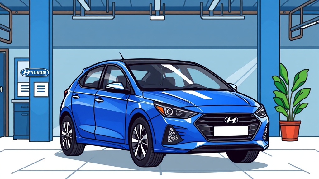 현대차 보증수리 조건 및 절차 (cartoon 스타일)