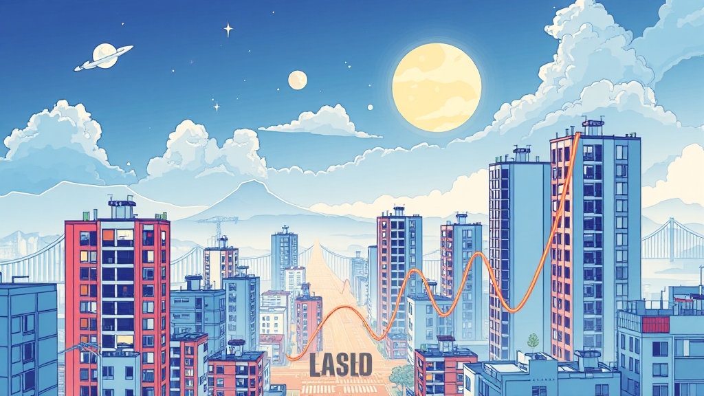 서울 갭투자 동향 (illustration 스타일)