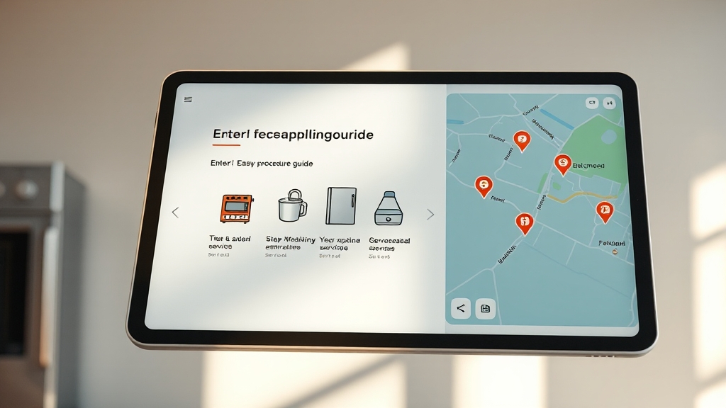 온라인 수거 신청 방법 (realistic 스타일)