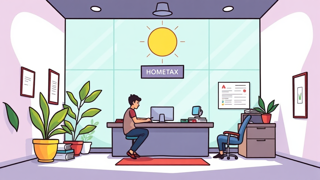 체납액 소멸 신청 절차 상세 안내 (cartoon 스타일)