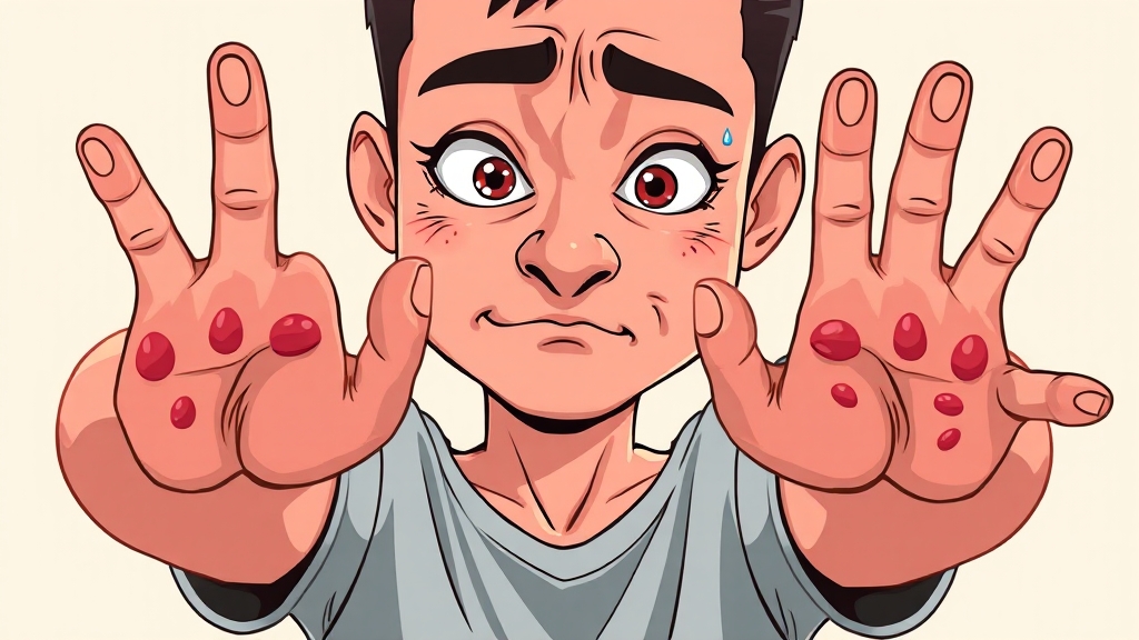 옴, 다른 가려움증과 어떻게 구별할까? (cartoon 스타일)