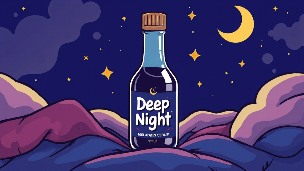 불면증 개선, 딥나잇 효과는? (cartoon 스타일)