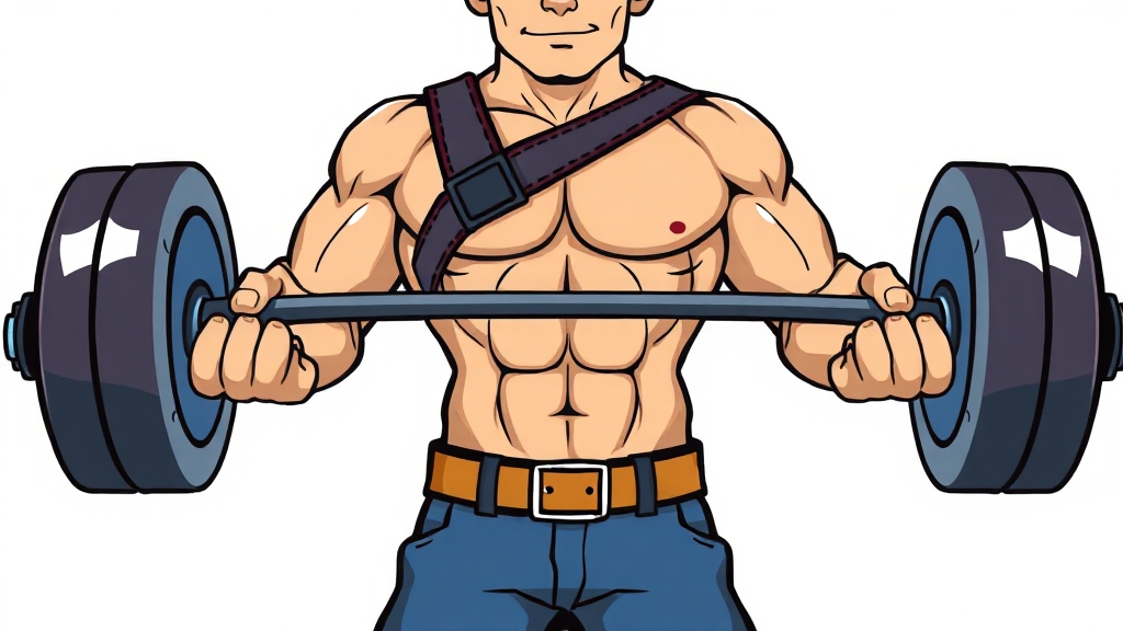 벨트 착용 시 주의사항 (cartoon 스타일)