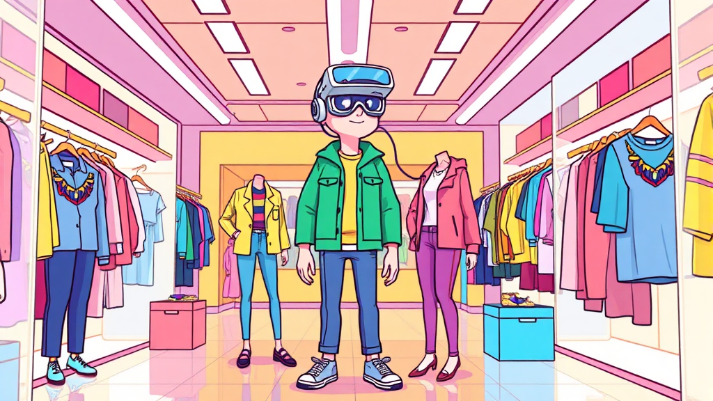 메타버스 쇼핑이란? (cartoon 스타일)