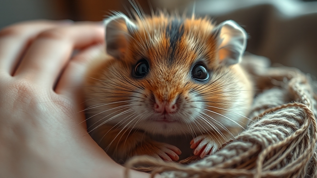 햄스터 질병 종류와 치료법 (realistic 스타일)