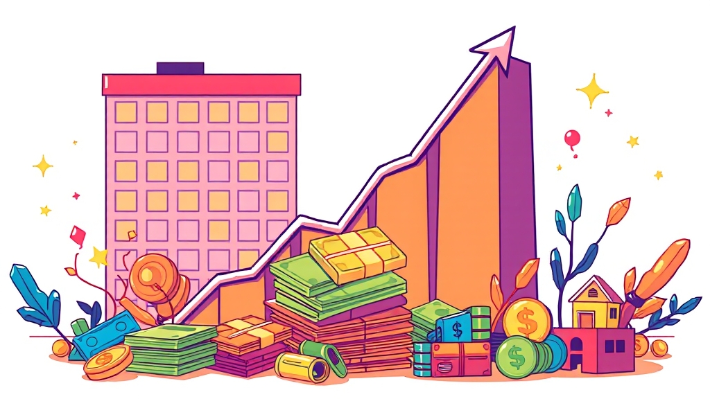 금리 인하 시 투자 전략: 주식, 채권, 부동산 (cartoon 스타일)