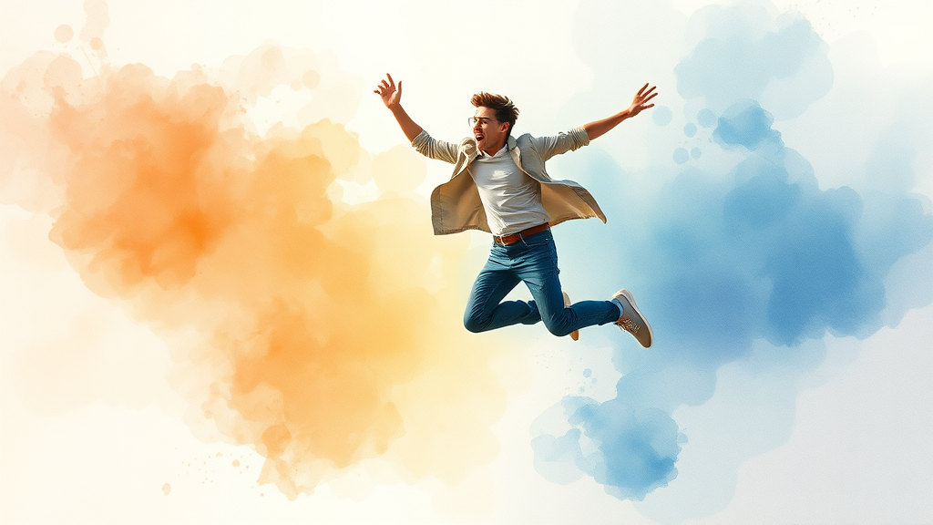 청년일자리도약장려금이란? (watercolor 스타일)