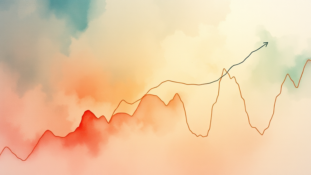 환율 변동, 주요 원인은? (watercolor 스타일)