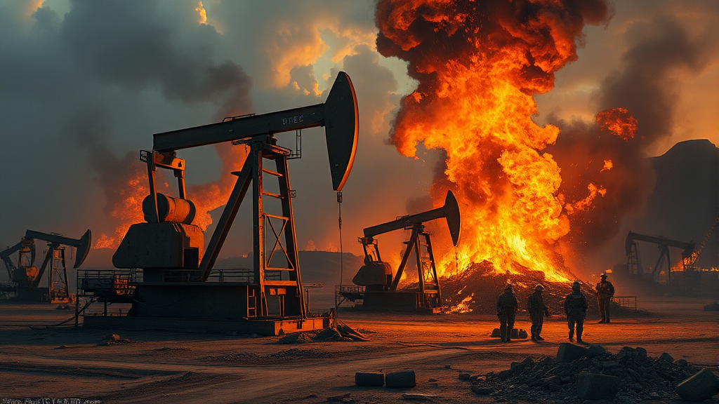 중동 전쟁 관련 투자 전략: 국제유가 관련주 및 투자 시 유의사항 (realistic 스타일)