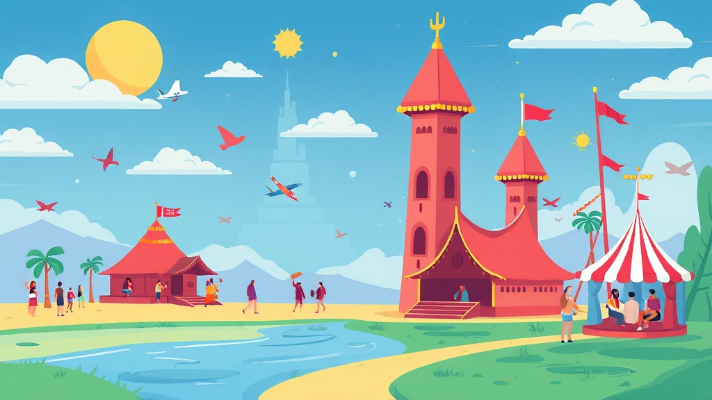 2026년 여행 트렌드 예측 (cartoon 스타일)