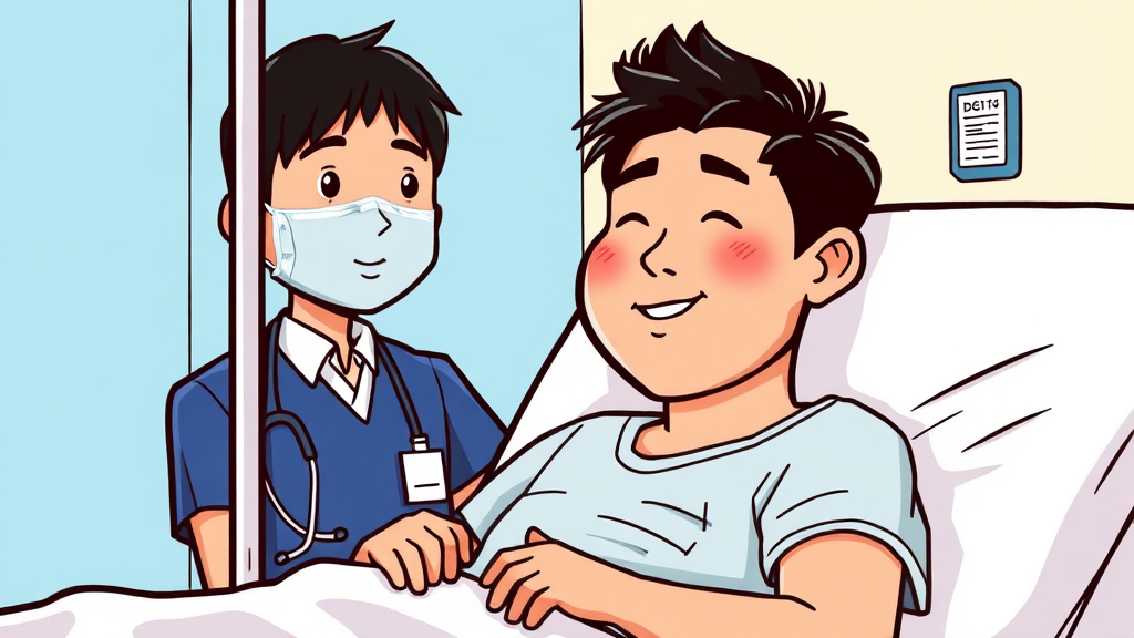 소속사 해명과 진료 기록 공개 (cartoon 스타일)