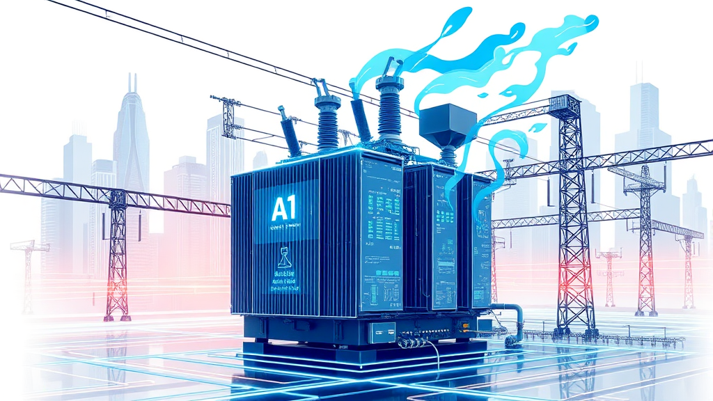 기술 혁신이 주가 견인 (illustration 스타일)