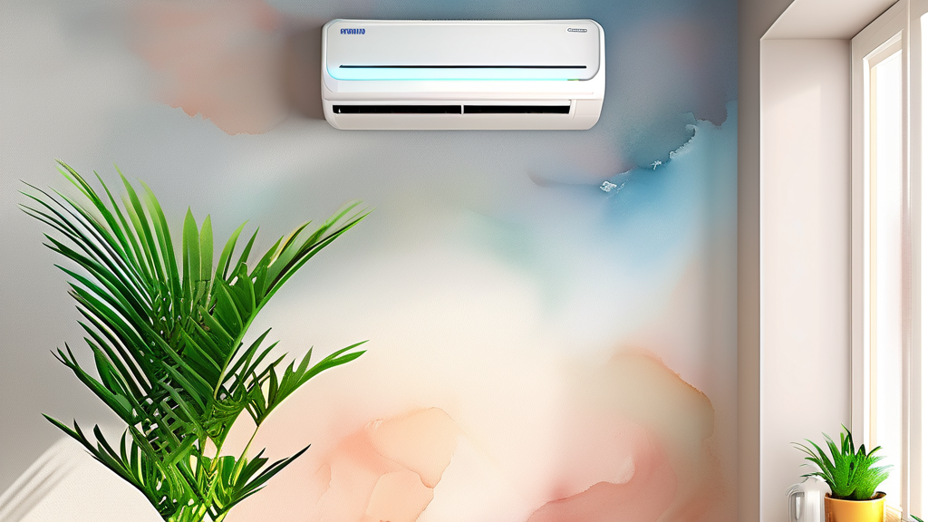 삼성전자 &lsquo;무사점검&rsquo;으로 에어컨 안전하게 사용해요 (watercolor 스타일)