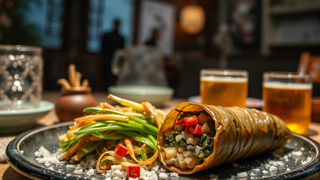 과메기 맛있게 먹는 법 (realistic 스타일)