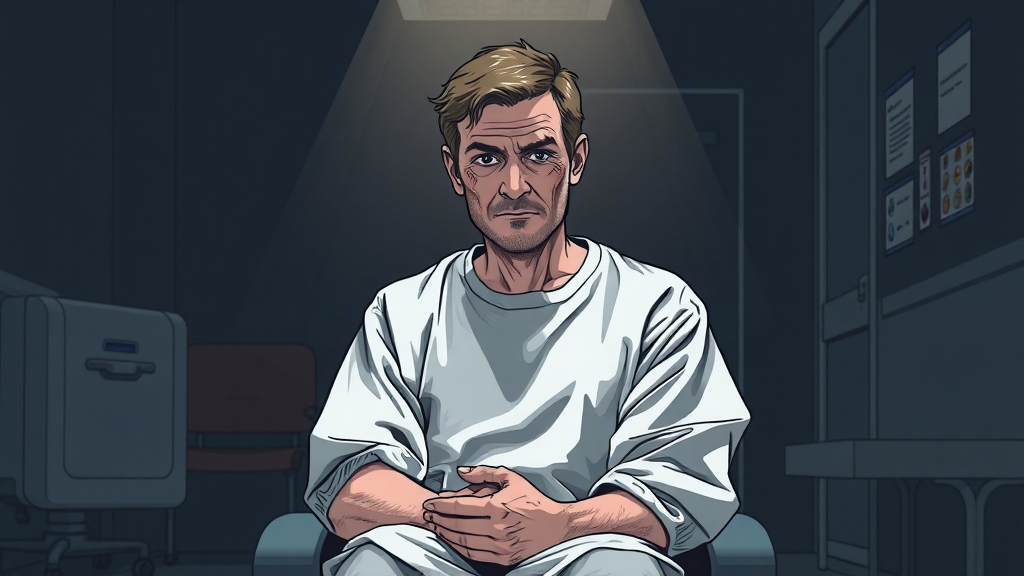 대장암과 혈변 차이점 (illustration 스타일)