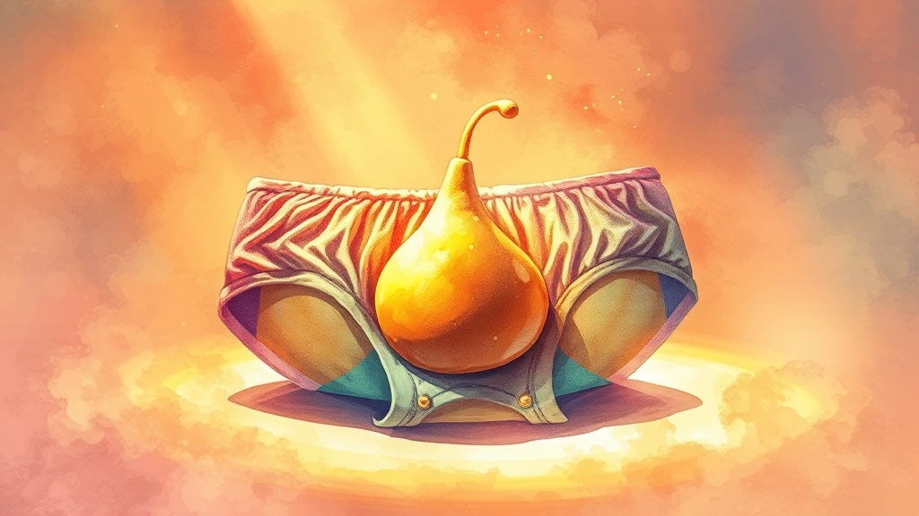 찝찝한 꿈: 똥, 팬티 꿈 해몽 (watercolor 스타일)