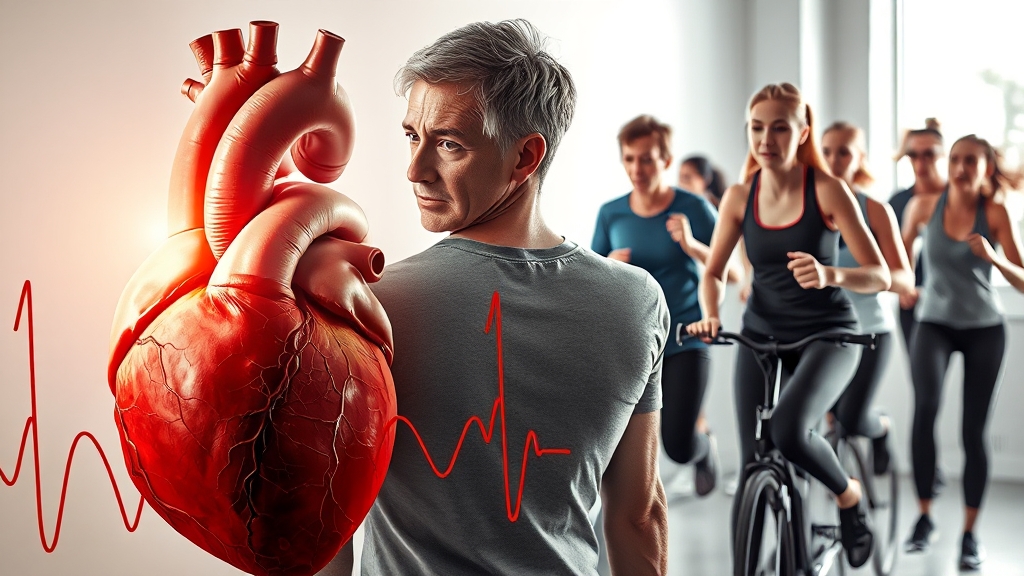 심방세동 원인과 위험 요인 (realistic 스타일)