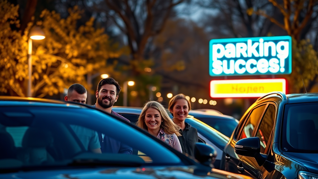 주차, 어디에 해야 할까? (realistic 스타일)