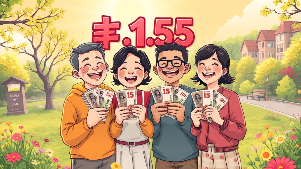 민생회복지원금, 뭘까? (cartoon 스타일)