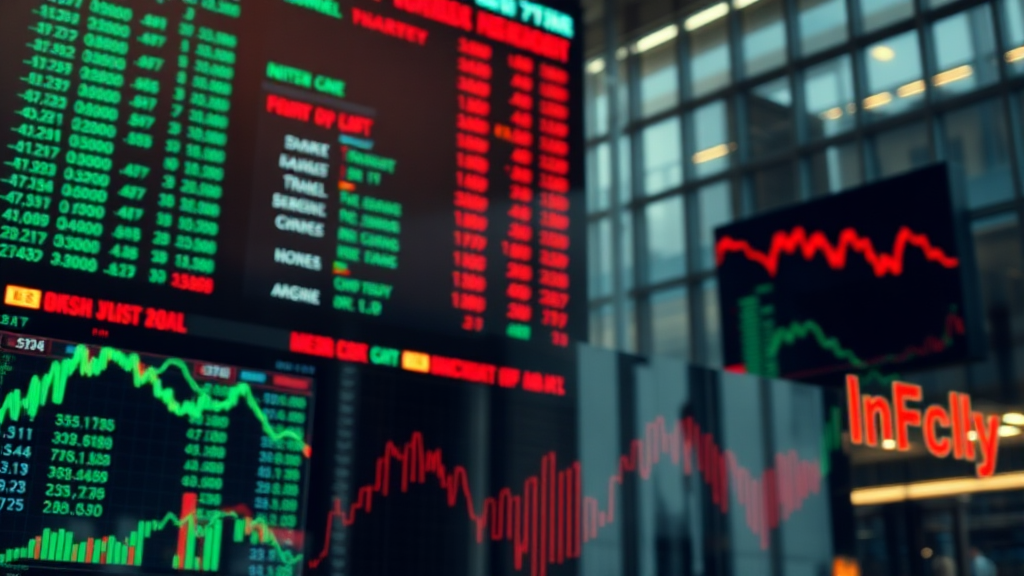 미국 증시, 경제 흐름을 읽는 창 (realistic 스타일)