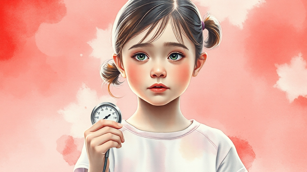 기립성 저혈압, 왜 생길까? (watercolor 스타일)