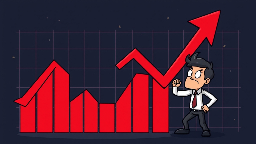 투자 심리 위축, 앞으로 시장은? (cartoon 스타일)