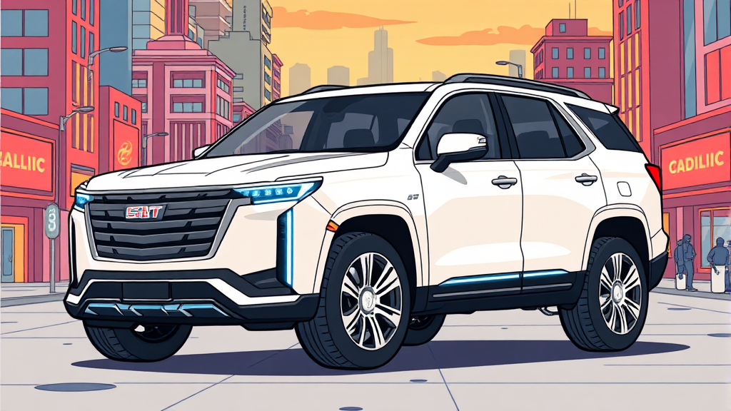 강력한 퍼포먼스와 긴 주행 거리 (cartoon 스타일)