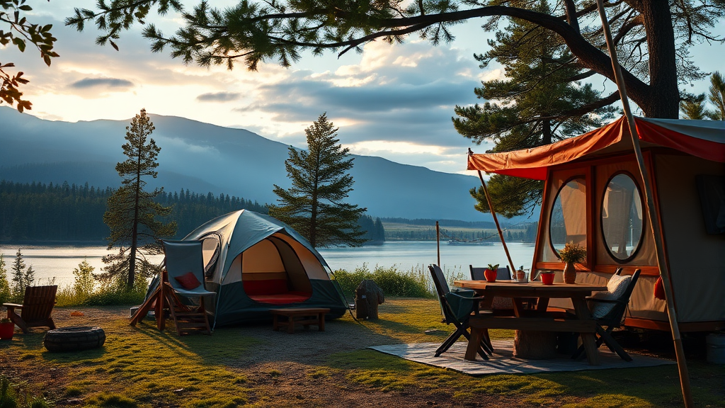 성남 근교 추천 캠핑 명소 (realistic 스타일)