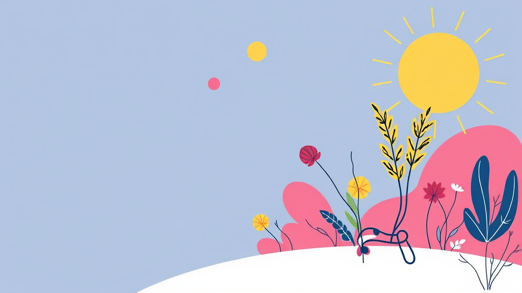 매출 증대를 위한 마케팅 및 고객 관리 비법 (illustration 스타일)