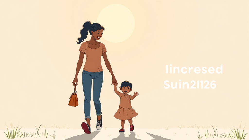 한부모가정 지원금 핵심 요약 (illustration 스타일)