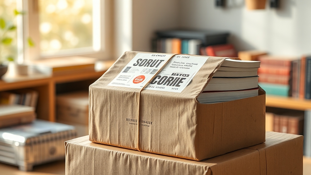 택배 발송 및 수수료 안내 (realistic 스타일)