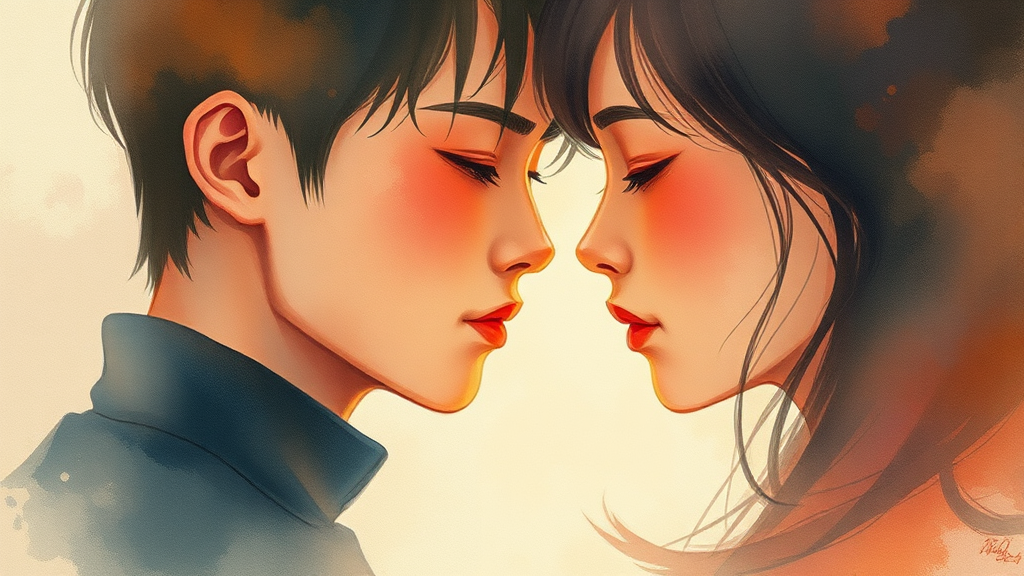 영식과의 관계, 심경 고백 (watercolor 스타일)