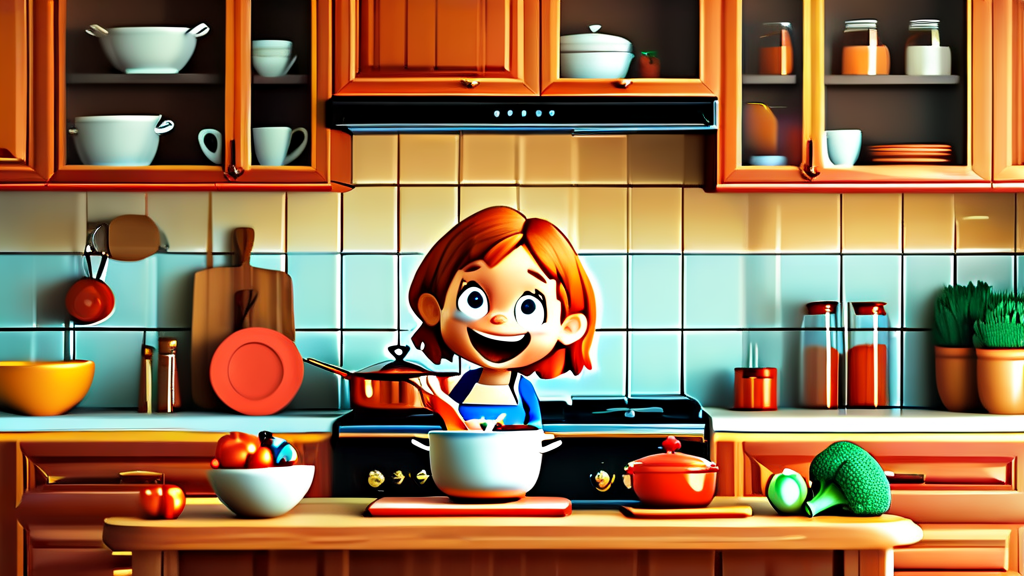 우리 아이 첫 요리 경험, 피에스타 주방놀이 (cartoon 스타일)